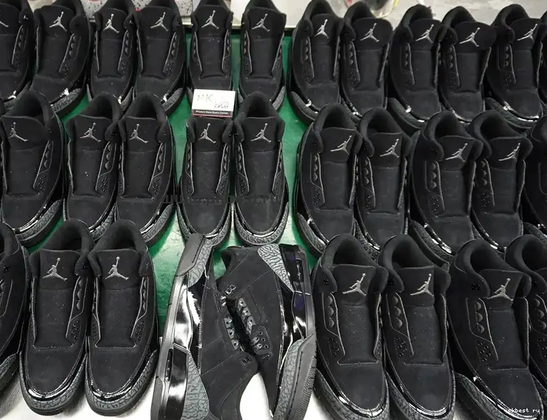 Retro GOD SHIP Jordan  RETAIL 3 Cat MATERIALS Air PK TO READY Black 0515